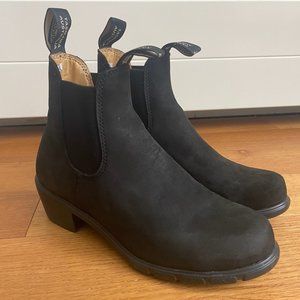 Blundstone Women's Series Heel Black Suede boots